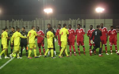 مباراة ودية مع منتخب السودان 2011/2012