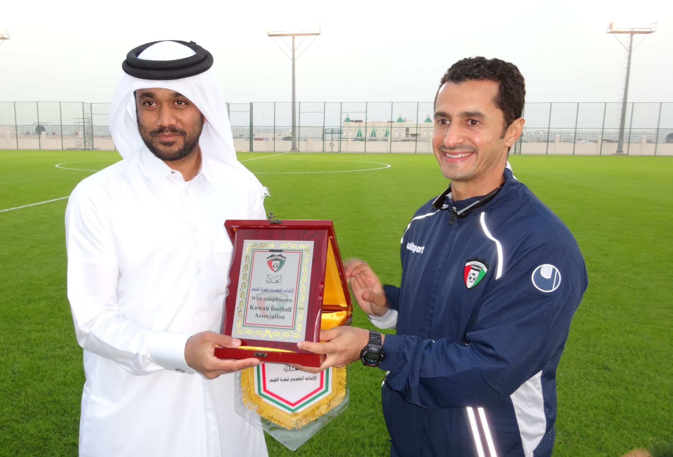 مباراة ودية مع منتخب الكويت للبراعم 2013/2014